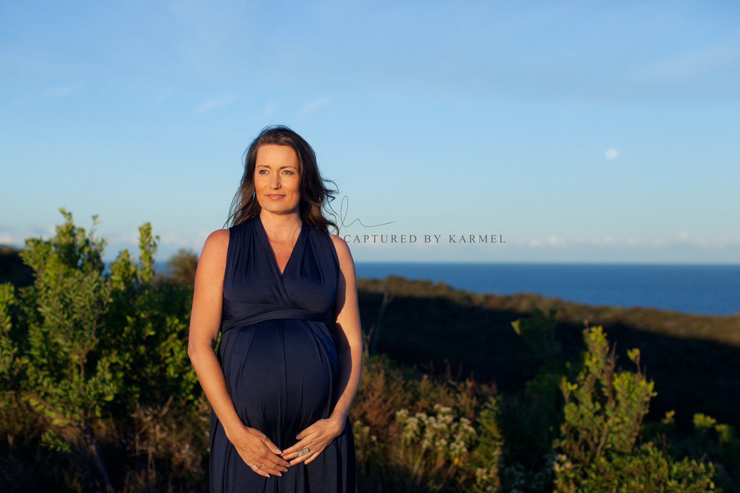 sunset maternity photography nsw