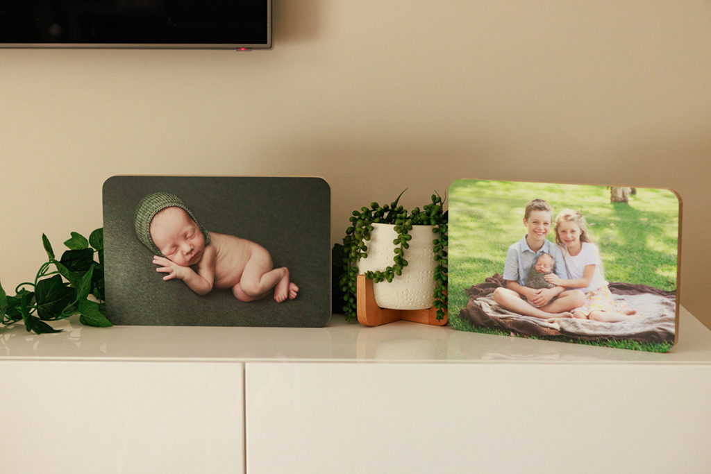 wood prints newborn photography central coast