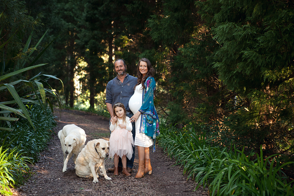 family photo on a macmasters beach property